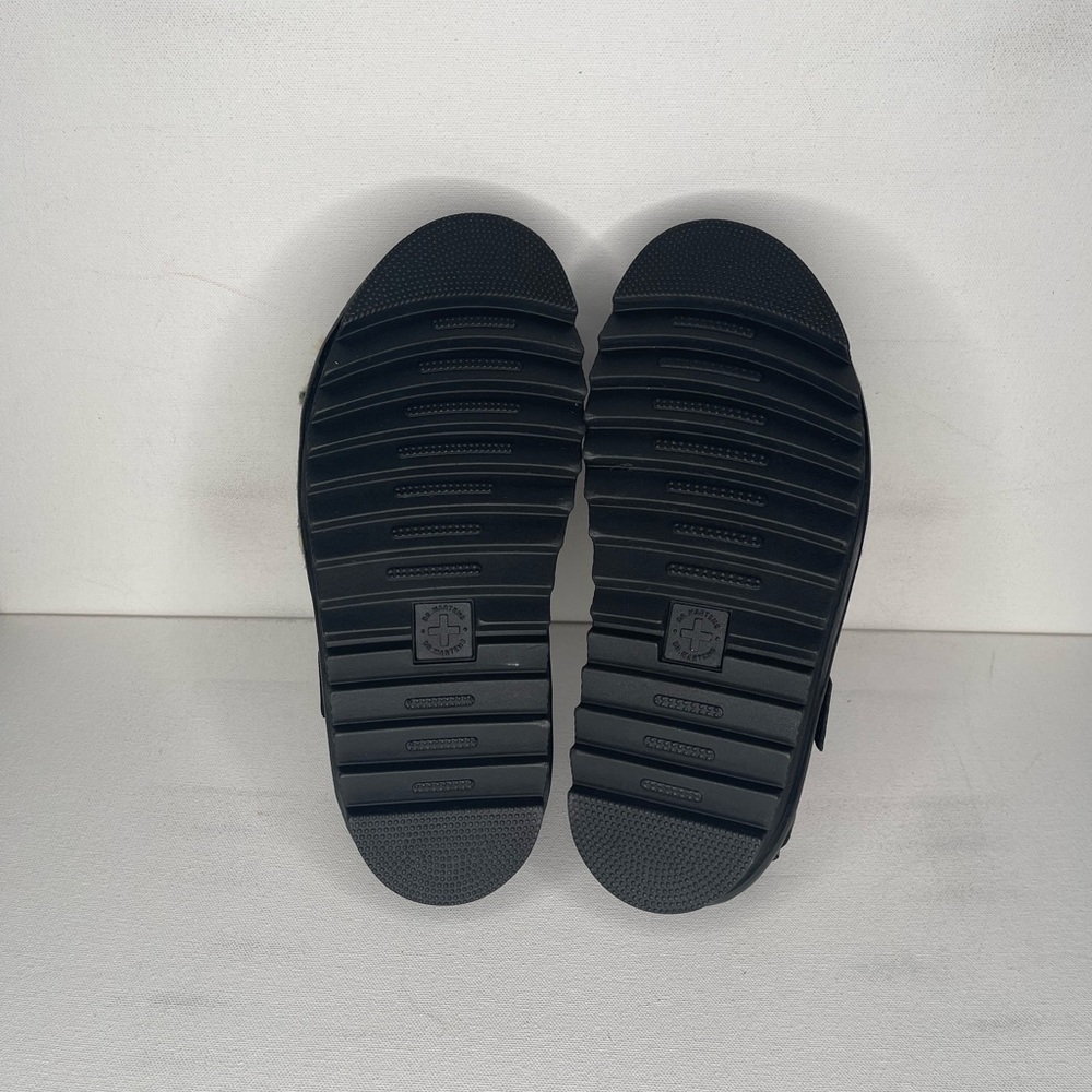 Dr. Martens Voss II Fluffy Leopard Print Sandals - Picture 6 of 11